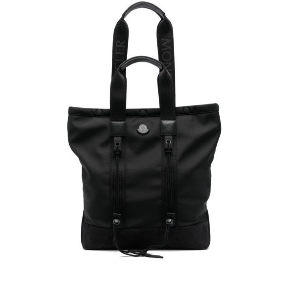 Moncler Black Structured Bag With Dual Handles - NWT - Picture 1 of 5